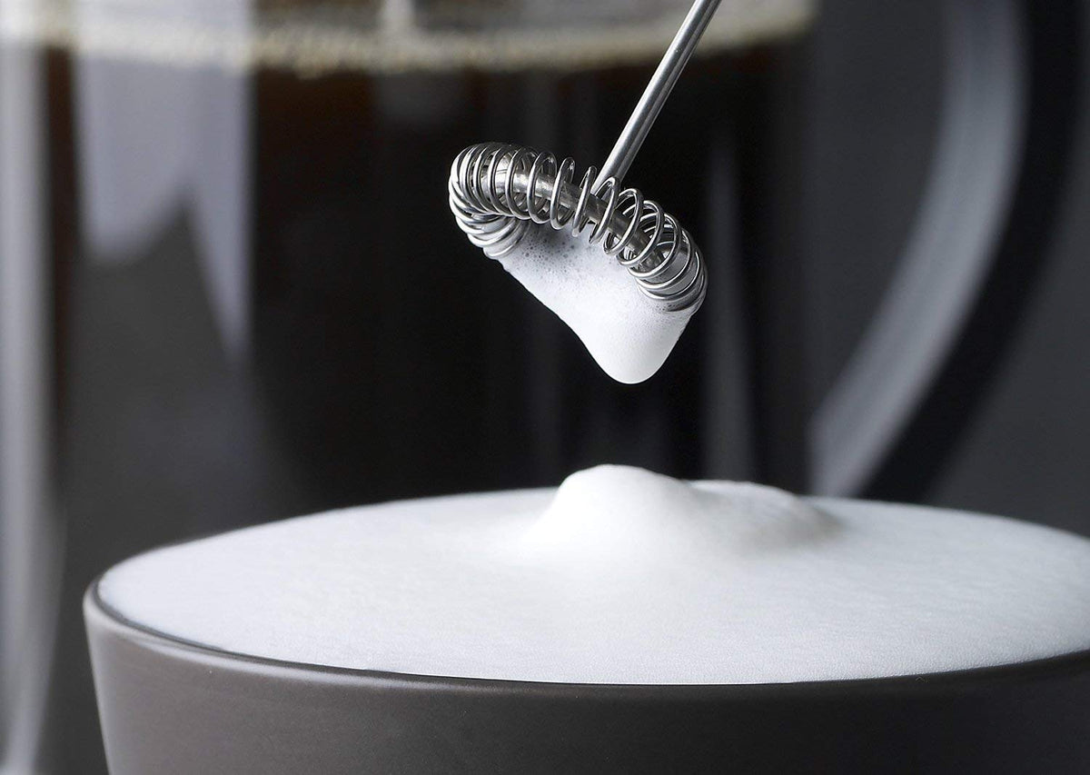 Electric Handheld Coffee Frother | Portable Milk Foamer & Egg Beater | Battery Operated