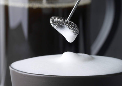Electric Handheld Coffee Frother | Portable Milk Foamer & Egg Beater | Battery Operated