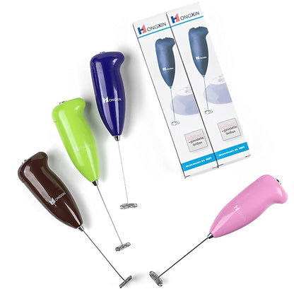 Electric Handheld Coffee Frother | Portable Milk Foamer & Egg Beater | Battery Operated